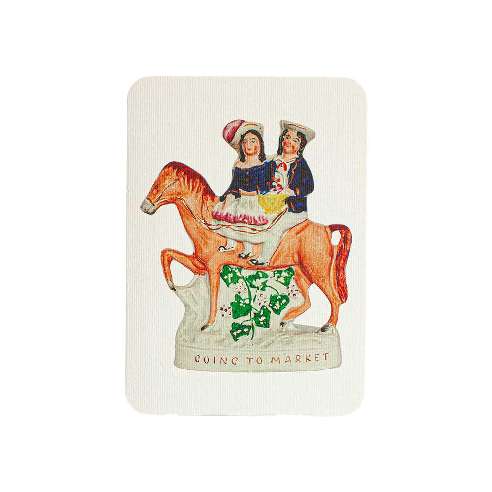 Going to Market Greeting Card | Birthday Card | Luxury Cards