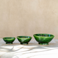 Tazekka Green Moroccan Ceramic Bowl - 3 Size