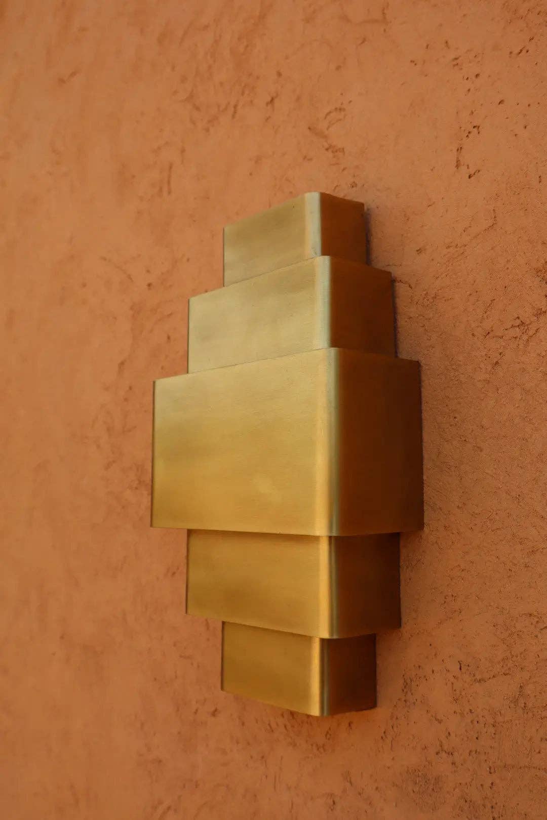 Sofia Handmade Brass Art Deco Wall Lamp