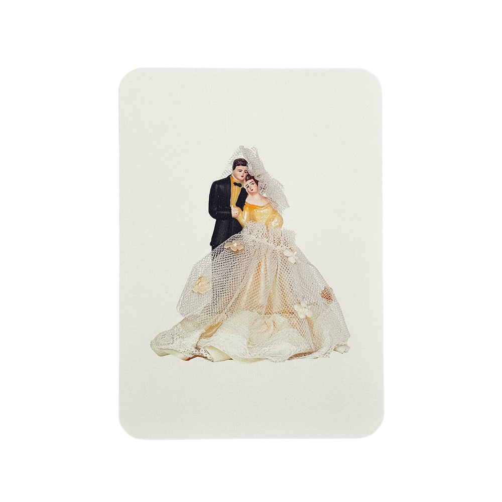 Wedding Cake Topper No.1 Greeting Card | Engagement