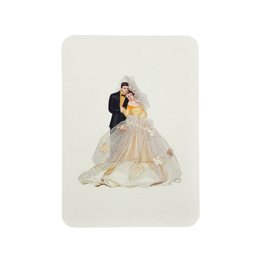 Wedding Cake Topper No.1 Greeting Card | Engagement
