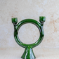 Moroccan Green Ceramic Candle Holder