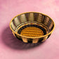 Maegen Woven Bowl - Black/Cream