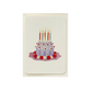 Lavender Cream Blancmange Greeting Card | Birthday Card