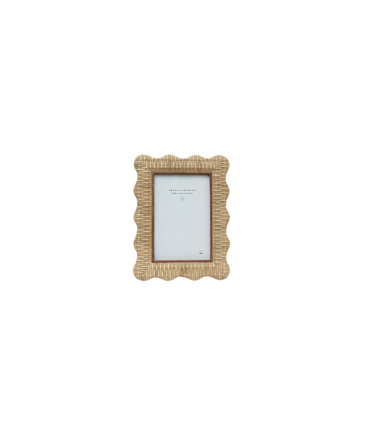 Rattan Wavy Photo Frame