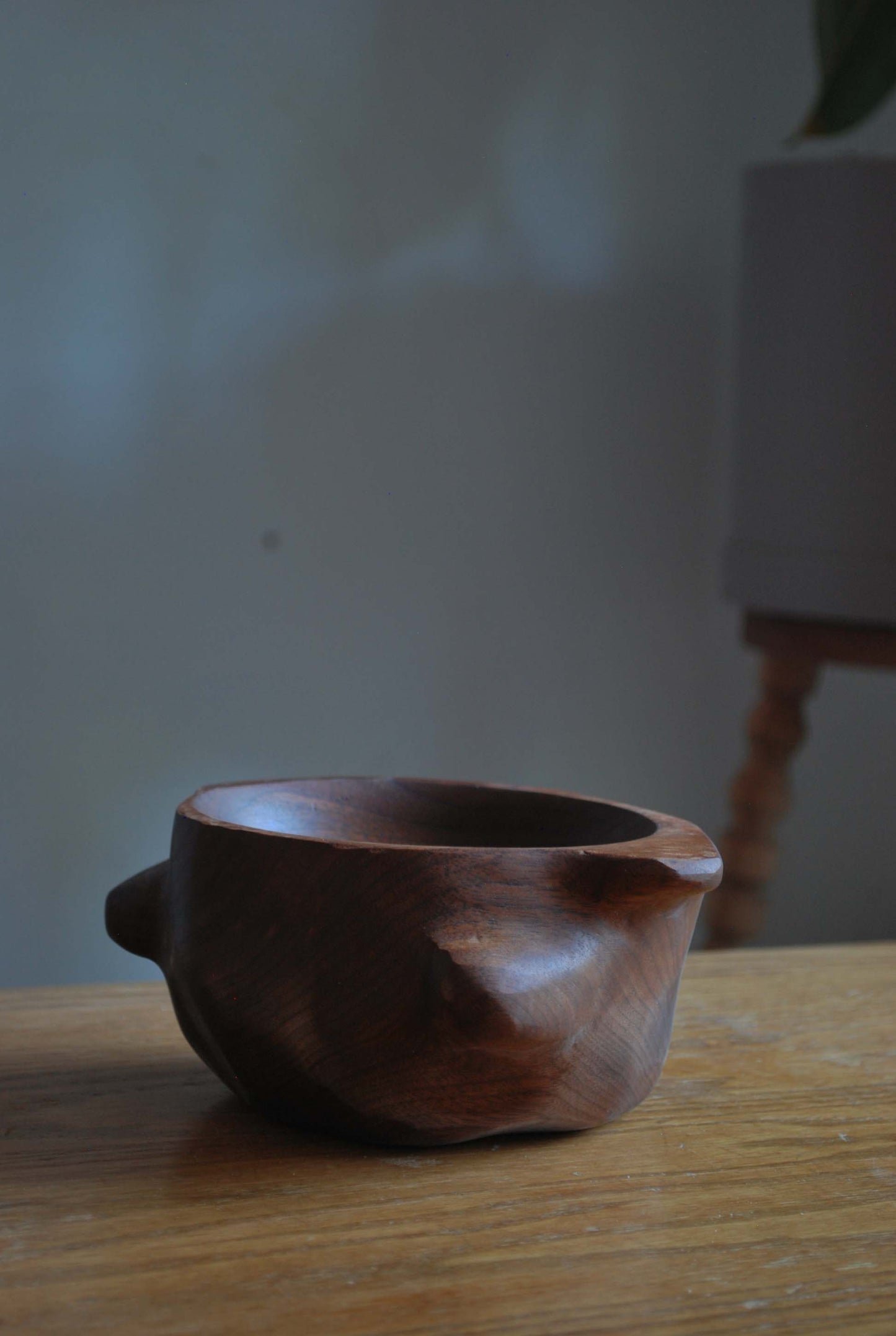 Carved Walnut bowl