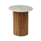 Rainer Marble/Wood Side Table
