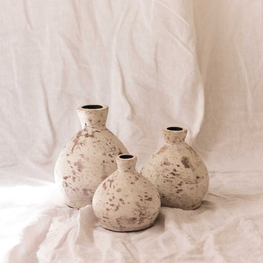 Terracotta Vase | Washed White