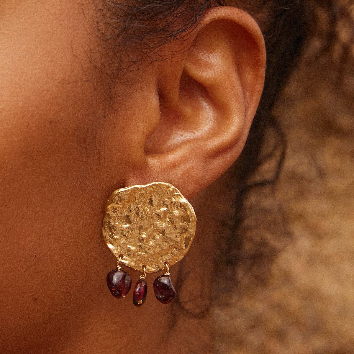 Ayda Red Earrings