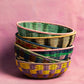 Maegen Woven Bowl - Yellow/Lilac