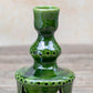 Moroccan Green Ceramic Candlestick Holder