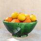 Tazekka Extra Large Green Moroccan Ceramic Bowl