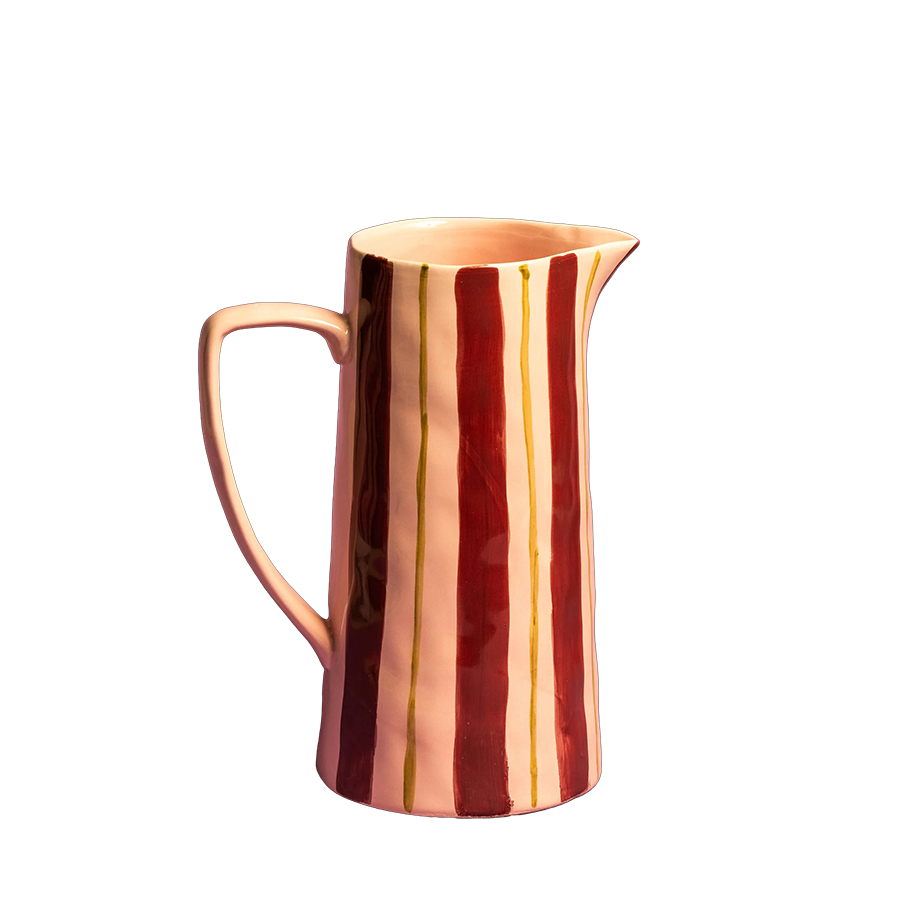 Pink/Burgundy Jug