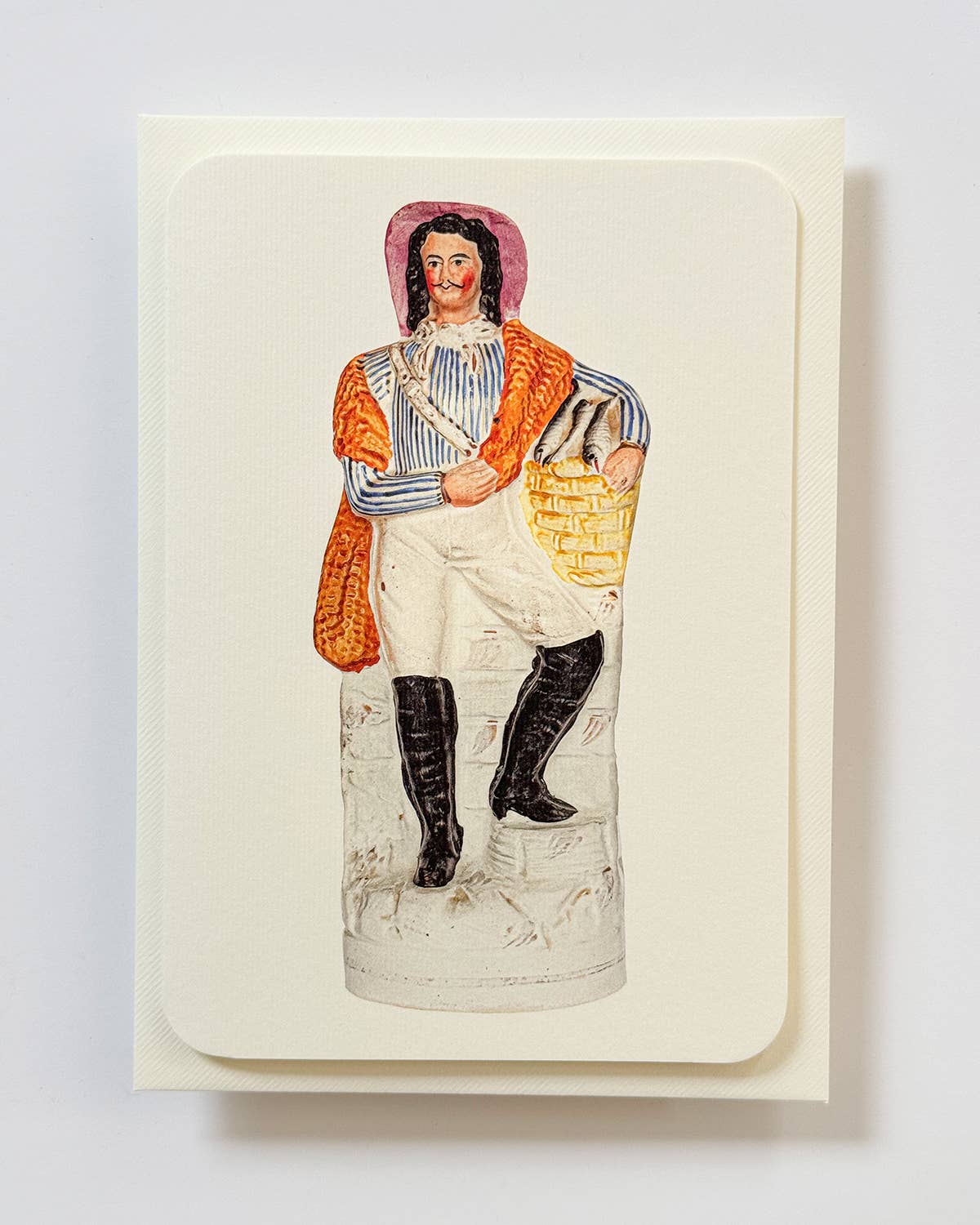 Fisherman with Silver Darlings Greeting card | Birthday Card