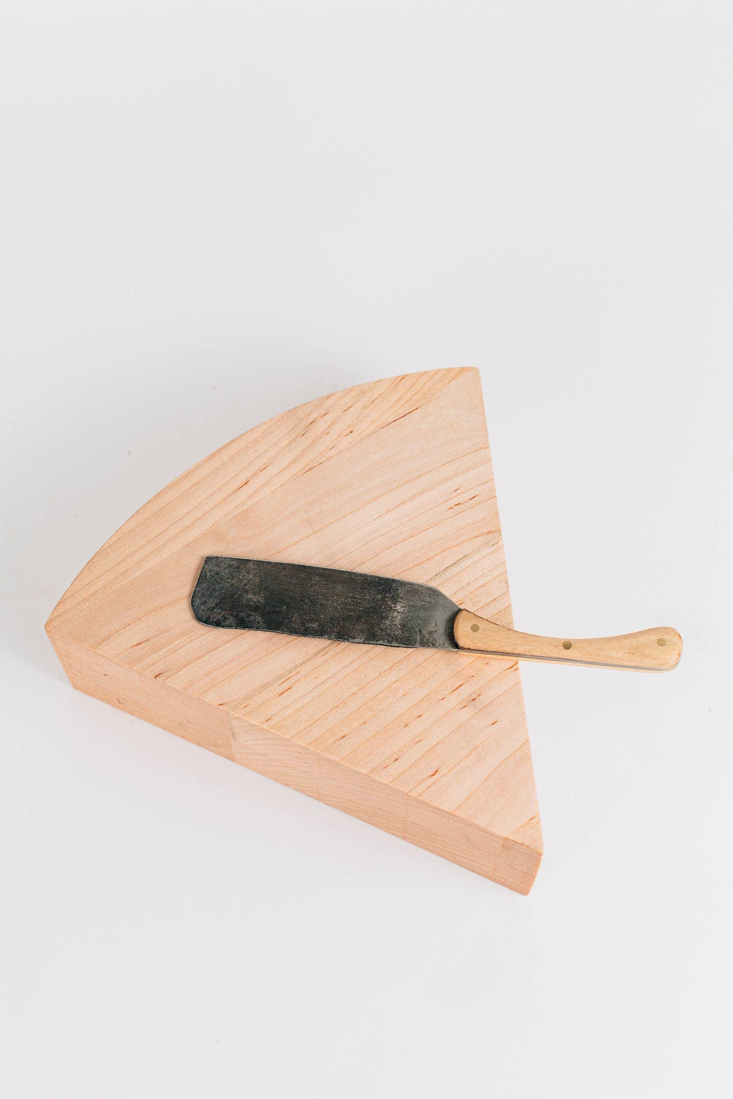 The Cheese Block with Hand-Forged Knife