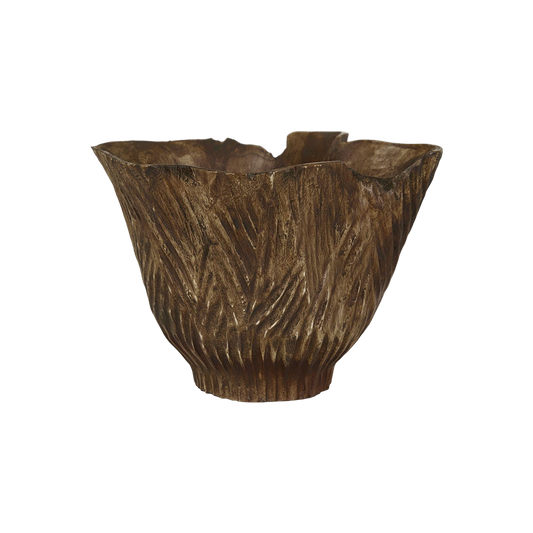 Acadia Flounce Bowl Large - Toffee