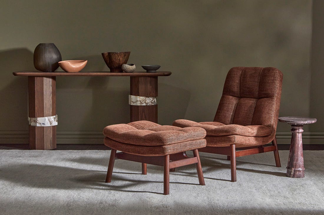 Acadia Flounce Bowl Large - Toffee