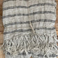 Angaston Handloomed Fringed 100% Linen Bed Throw 150x220cm