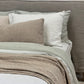 Audrey Linen Bed Throw Natural 130x220cm