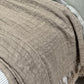 Audrey Linen Bed Throw Natural 130x220cm