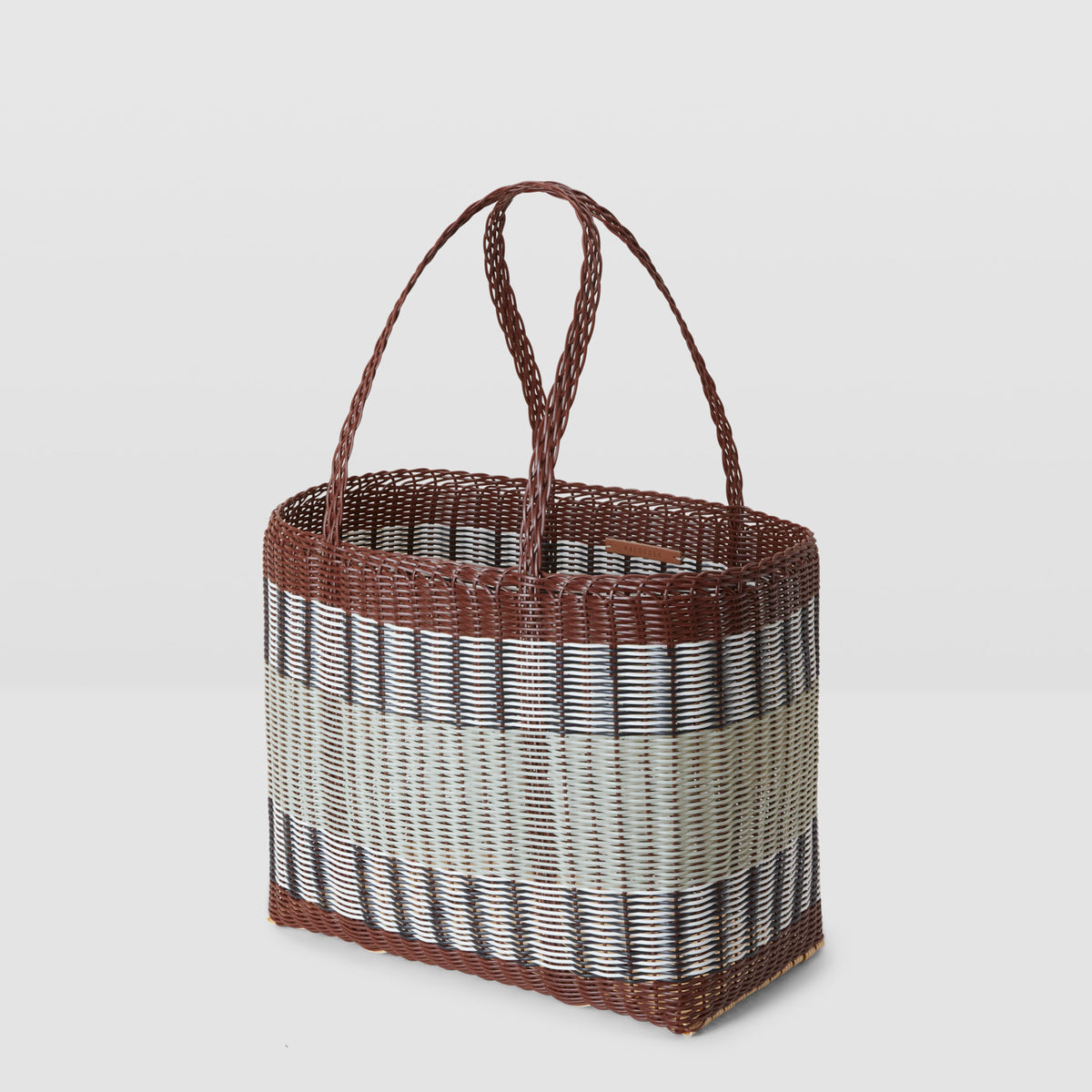 Palorosa Mercado basket - Chocolate/Palm