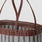 Palorosa Mercado basket - Chocolate/Palm