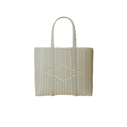 Palorosa handwoven Basket tote bag in Palm, small