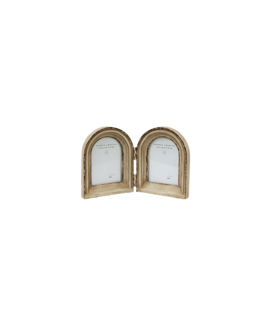 Beech Double Arch Photo Frame