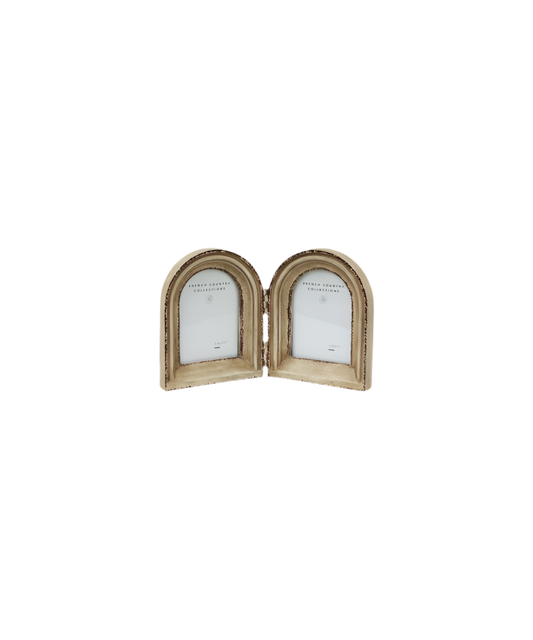 Beech Double Arch Photo Frame