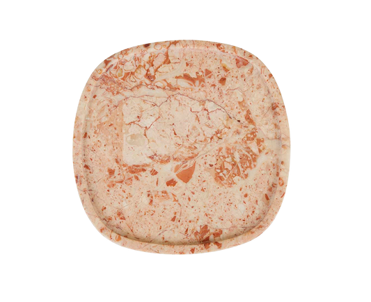 Rufus Border Tray - Blush Marble