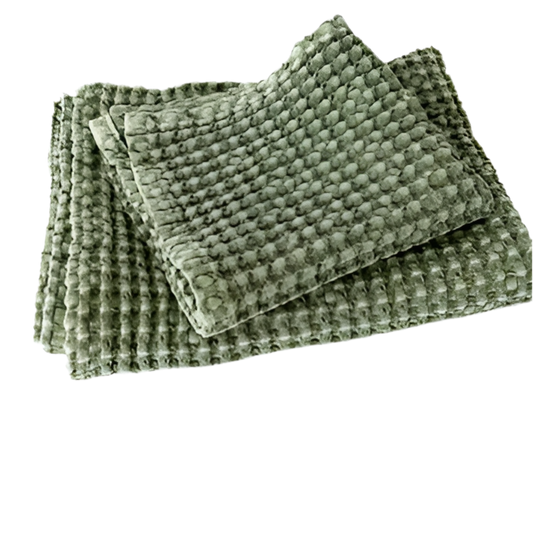 100% Organic Rustic Waffle Hand Towel