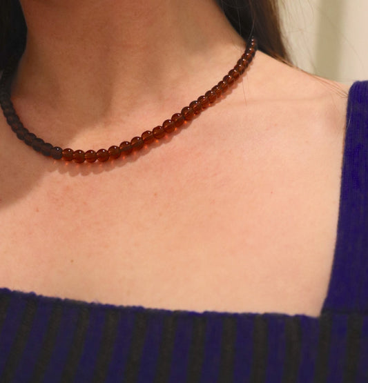 Zoe Necklace - Amber