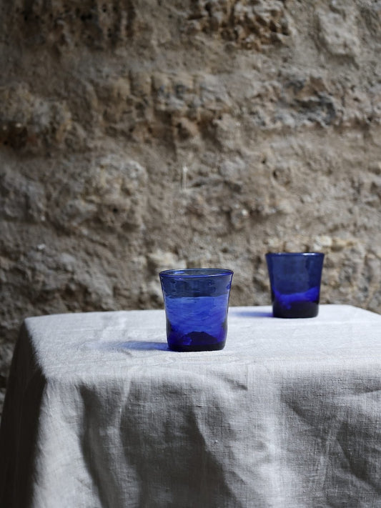 Lyonnais Quinquet Blue Set of Two