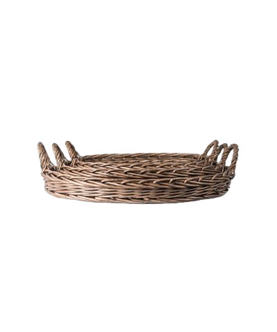 Riviera Set 3 Oval Wicker Trays