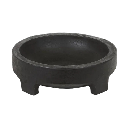 Acadia Footed Bowl - Licorice