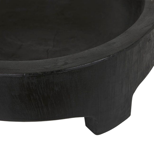 Acadia Footed Bowl - Licorice