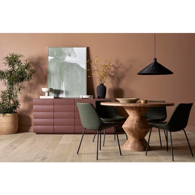 Lark Woven Low Set Of 2 Bowls - Moss