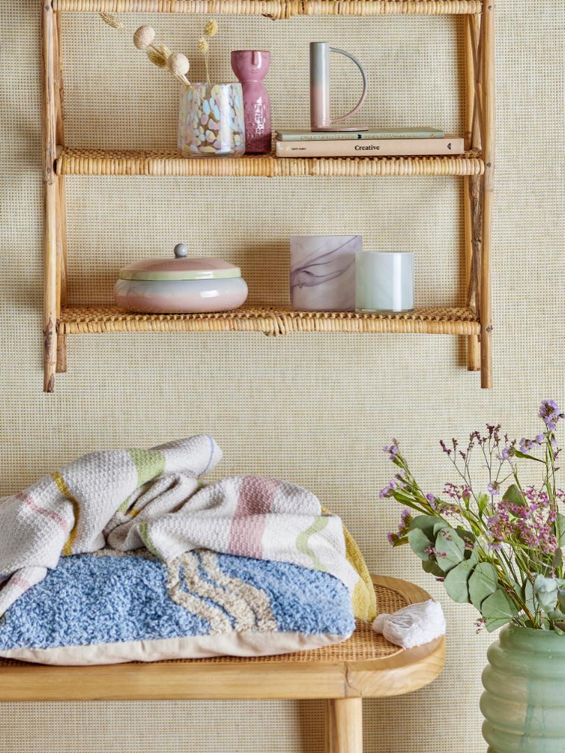 Pontino Throw, Nature, Recycled Cotton