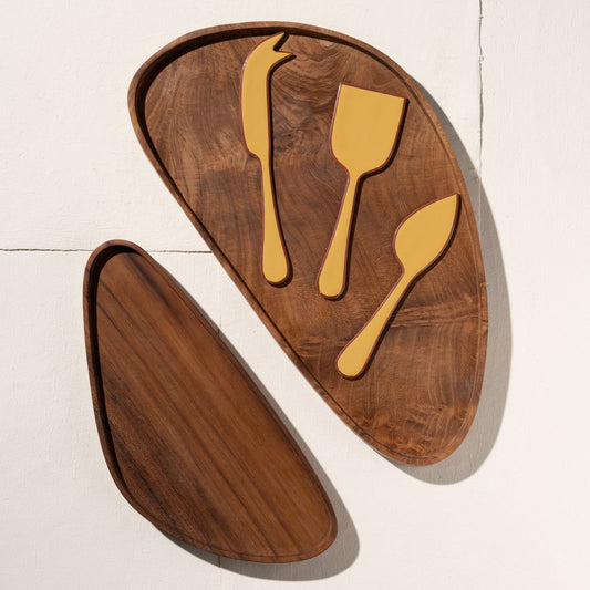 Alder Enamel Cheese Set - Chai