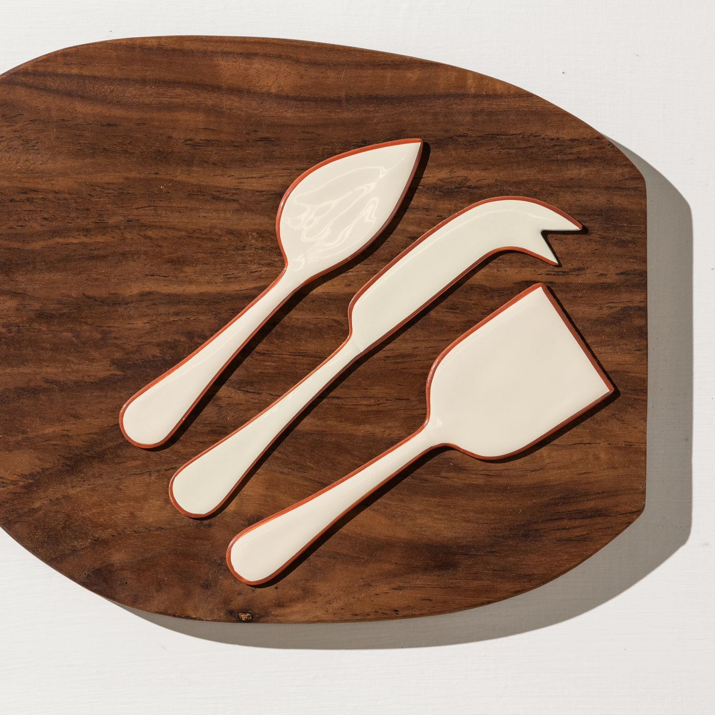 Alder Enamel Cheese Set - Chai