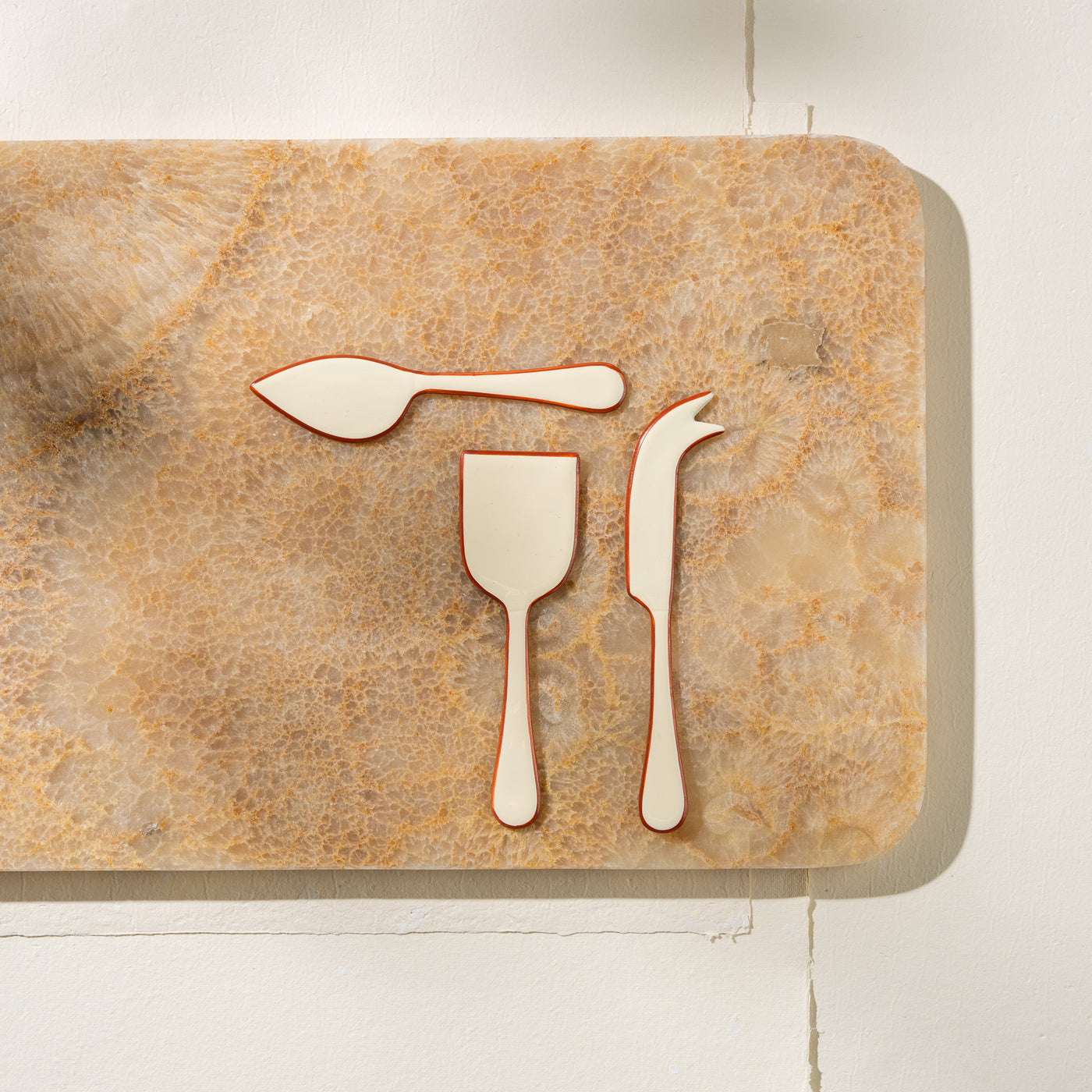 Alder Enamel Cheese Set - Chai