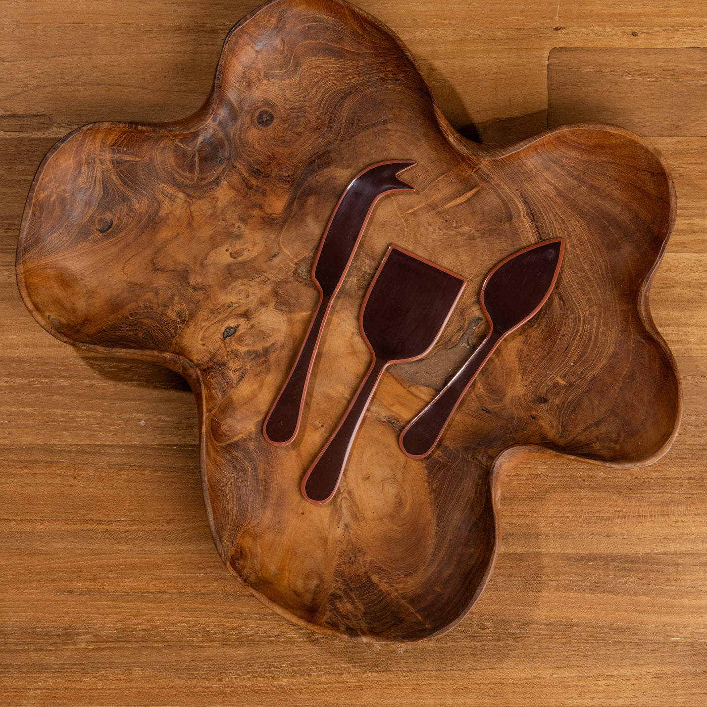 Alder Enamel Cheese Set - Chai