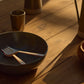 ALDER ENAMEL SALAD SERVERS - CHAI