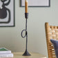 BLOOMINGVILLE-Jada Candle
Holder, Black, Metal