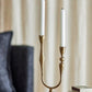 Vesc Candle Holder, Brass, Metal