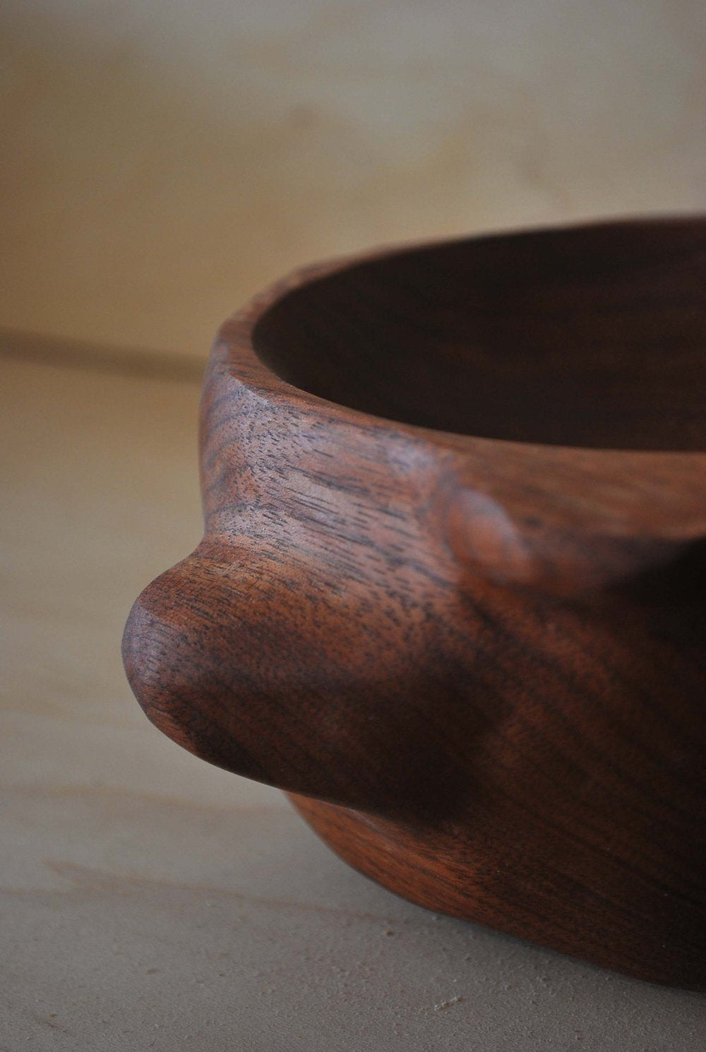 Carved Walnut bowl