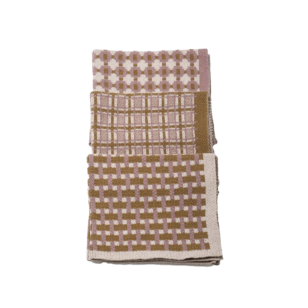 Basento Rose Gold Washcloths - Set of Three