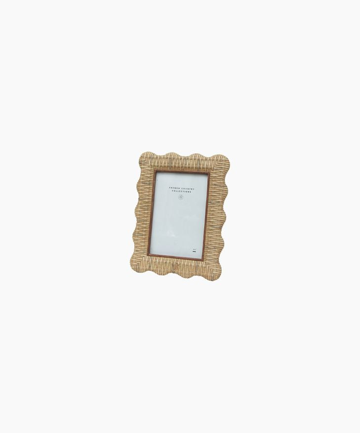 Rattan Wavy Photo Frame