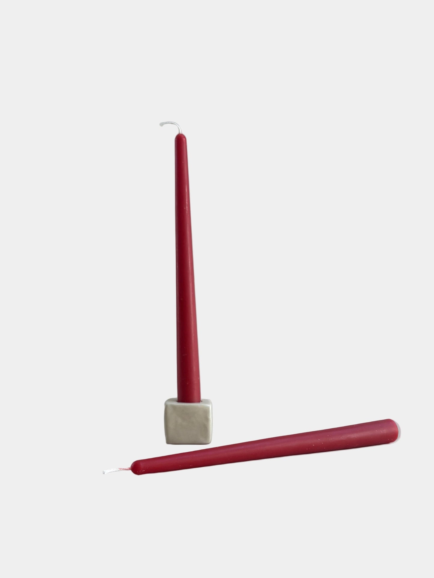 Dinner taper set Red