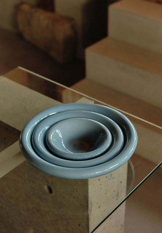Serving Bowl - Cornflower